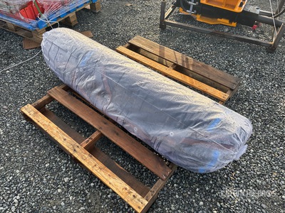 Black Outdoor Patio Fabric Screen Cover Sunscreen Net (Unused)