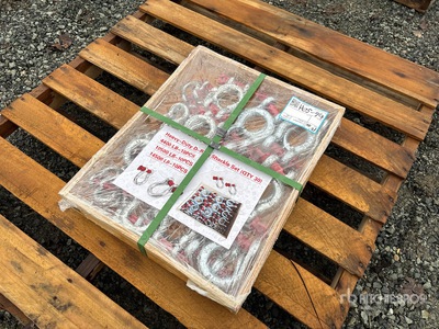 Quantity of (30) Heavy-Duty D-Ring Shackle Set Shackle