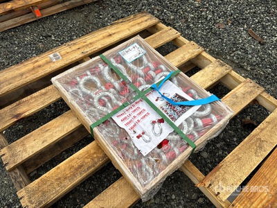 Quantity of (30) Heavy-Duty D-Ring Shackle Set Shackle