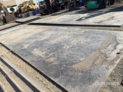 10 ft x 33 ft (1 in Thick) Stahlplatten