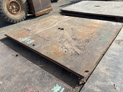 Quantity of (4) 10 ft x 8 ft (1 in Thick) Stahlplatten