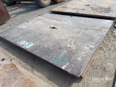 Quantity of (4) 8 ft x 10 ft (1 in Thick) Stahlplatten