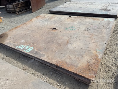 Quantity of (4) 8 ft x 10 ft (1 in Thick) Stahlplatten