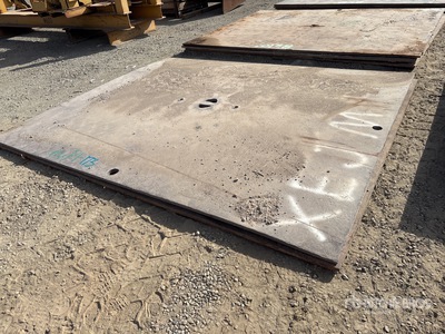 Quantity of (2) 8 ft x 10 ft (1 in Thick) Stahlplatten