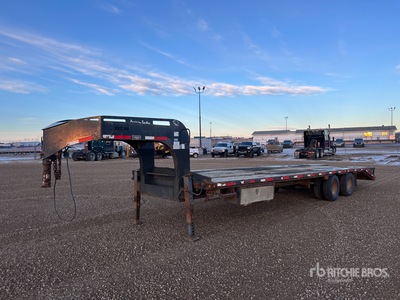 2011 Precision 31 ft T/A Gooseneck Equipment Trailer