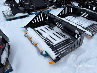 2025 GIYI RB66 66 in Rock Godet pour Skid Steer (Unused)