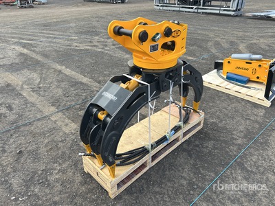 2025 JW JW04G Q/C Rotating Grappin de pelleteuse - Fits 4 - 8 ton (Unused)