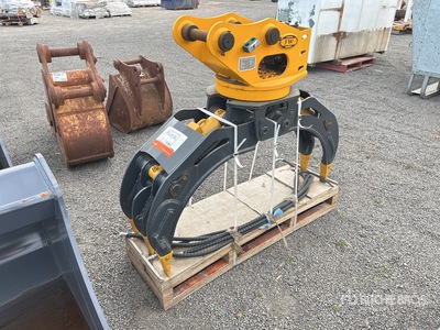 2025 JW JW04G Q/C Rotating Baggergreifer - Fits 4 - 8 ton (Unused)