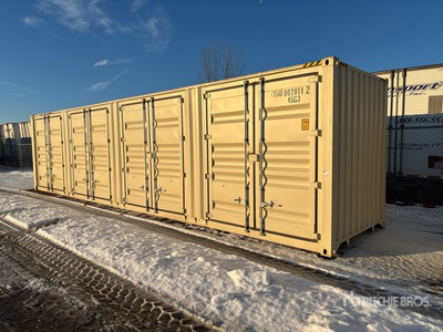 2025 40 ft High Cube Multi-Door Storage Container