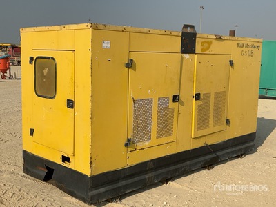 Perkins 200 kVA Skid-Mounted Generador