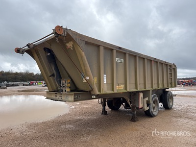 2008 Benalu C34CSB01 T/A Remorque Benne 2 Essieux Remolque banera (Inoperable)