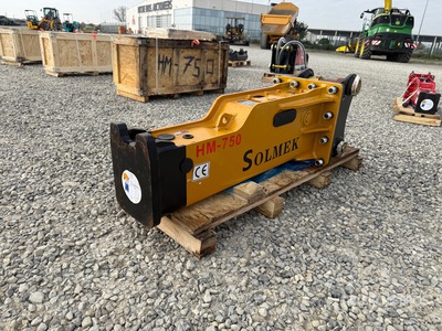 Solmek HM-750 to fit 7.5 to 15 ton Excavator Hydraulic Breaker (Unused)