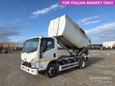 2017 Isuzu NPR 75 Rear Loader Waste Collection Truck