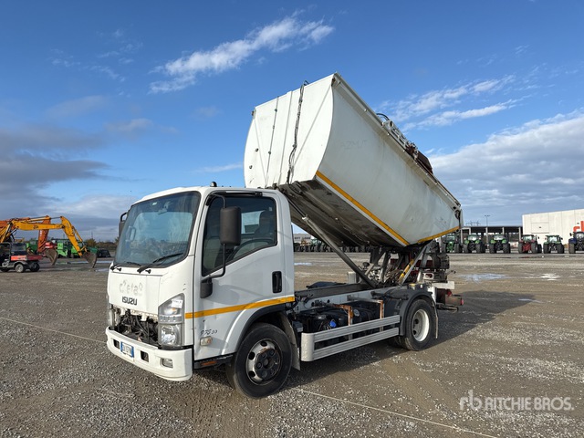 2017 Isuzu NPR 75 Rear Loader Waste Collection Truck | Ritchie Bros ...