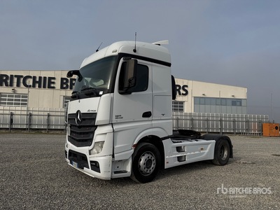 2018 Mercede-Benz Actros 1845 3- Achs Sattelzugmaschine mit Schlafkabine