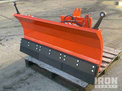 2024 Metal Technik 1.56M 1560 mm Snow Plow - Fits to fit Bobcat L23 Wheel Loader (Unused)