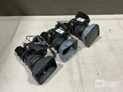 (3) Fujinon HTs18x4.2BRM-M48 Camera Lenses