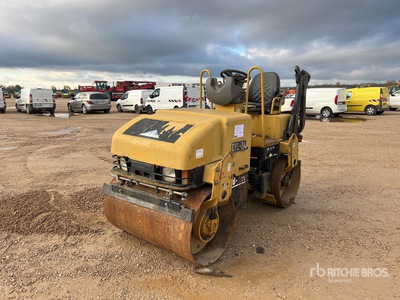 2005 Cat CB224E Compacteur Vibrant Tandem Double Drum Roller (Inoperable)