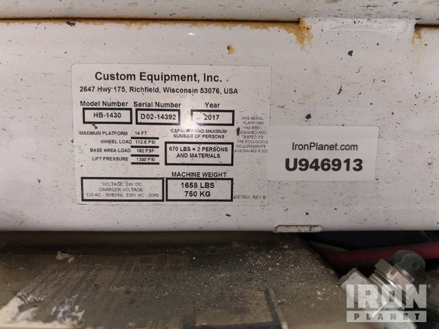 ELEVADOR TIJERA 2017 HYBRID HB1430