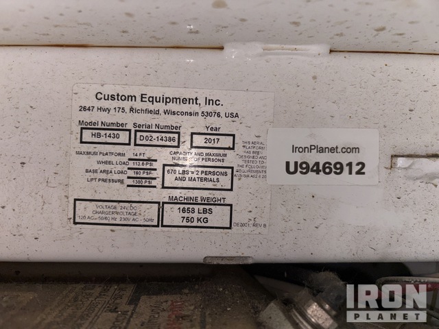 ELEVADOR TIJERA 2017 HYBRID HB1430