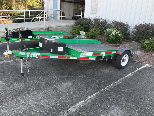 2017 Pratt EZ-865 8 ft S/A Ground Load Trailer