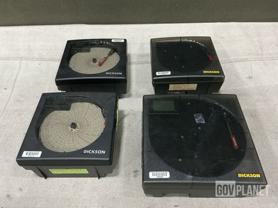 (4) Assorted Temperature Chart Recorders