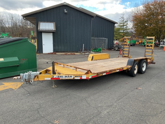 2017 Bri-Mar EH18-10-S 18 ft T/A Equipment Trailer