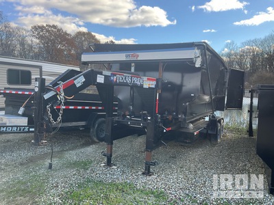 2024 Texas Pride RO71618KGN T/A Gooseneck Includes Three (3) 25 Yard Containers. Dimensions 16'x 7'8"x 5'6" Container Trailer