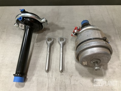 (26) Dog Handles, (2) Air Brake Chambers & Assorted Items