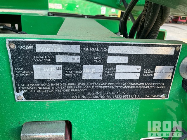 ELEVADOR TIJERA 2015 JLG 1930ES