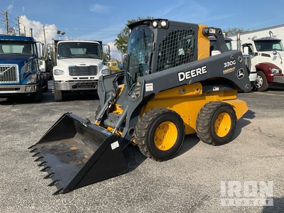 2017 John Deere 330G Skid Steer Loader