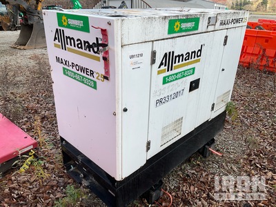 2017 Allmand SDG25S-8E1 25 kVA Mobile Generator Set (Inoperable)