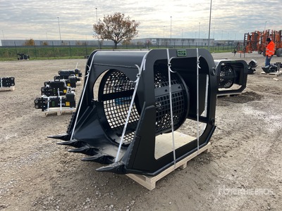 2025 Haener HST X12.18A Rotating Excavator Screening Bucket (Unused)