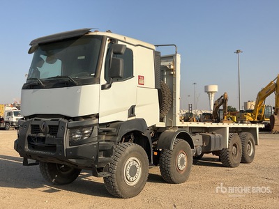 2018 Renault 8x8 Twin-Steer Sleeper Camión Caja Abierta