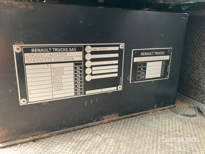 2018 Renault 8x8 Sleeper Camion à Plateau