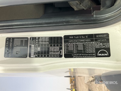 2020 MAN TGA33.400 6x4 Cabeza Tractora Cabina Corta