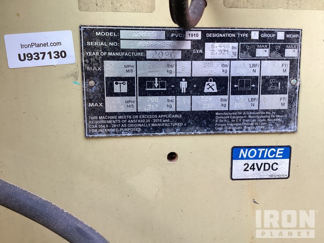 ELEVADOR TIJERA 2020 JLG 3246ES