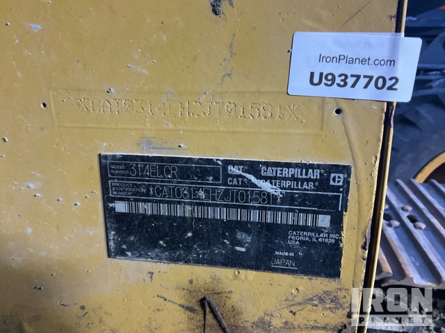 EXCAVADORA 2016 CATERPILLAR 314ELCR