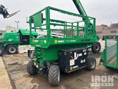 2019 Genie GS-3369RT 4x4 Dual Fuel Scissor Lift (Inoperable)