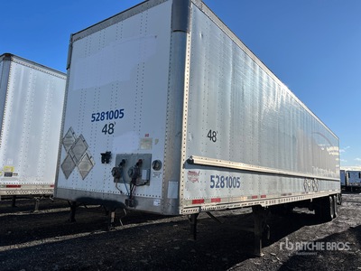 2011 Wabash DVCVHSA 48 ft x 102 in T/A Van Trailer