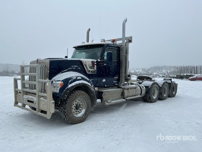 2024 Kenworth W990 8x6 Logging Tri/A Day Cab Truck Tractor