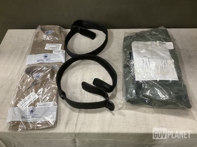 (39) Men’s Shirts, (56) Military Police Belts & Assorted Items
