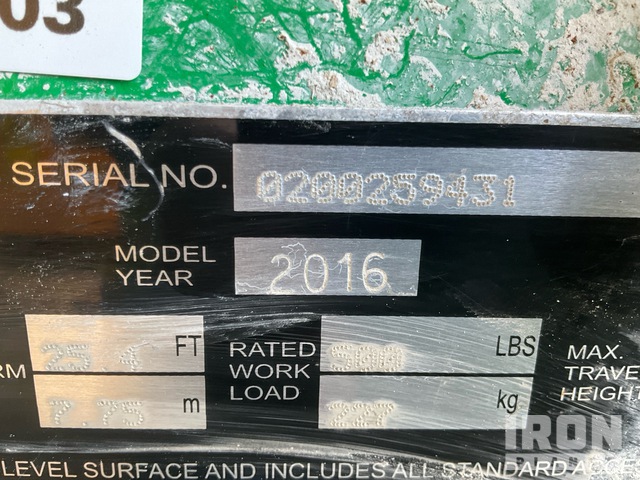 ELEVADOR TIJERA 2016 JLG 2632ES