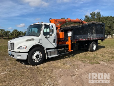 petersen TL3 7100 lb Articulated Boom on 2023 Freighliner M2 106 4x2 Grapple Truck