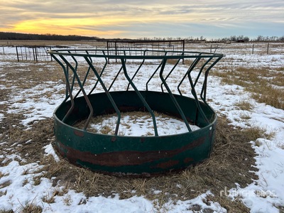8 ft Round Bale Viehfutterautomat