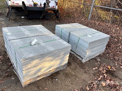 Quantity of (2) Pallets of 24 in x 24 in x1 in Thermal Bluestone Pattern Stone