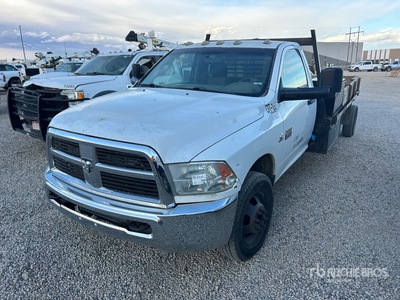 2012 Dodge Ram 3500 4x4 Flatbed Truck (Inoperable)