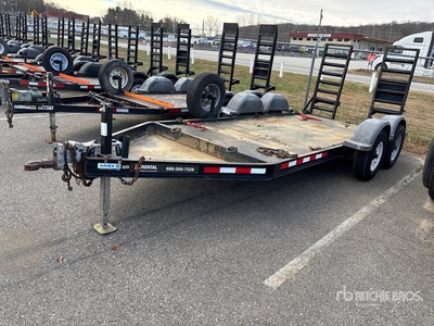 2018 MMDI 614SLTD 14 ft T/A Equipment Trailer