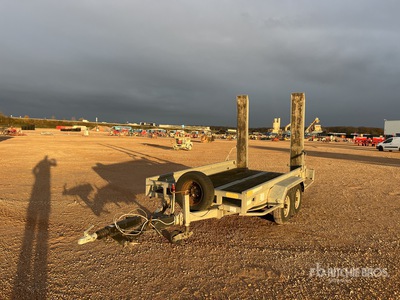 2007 Rsa 3500 kg T/A Remorque Plateau Remorque à plateau