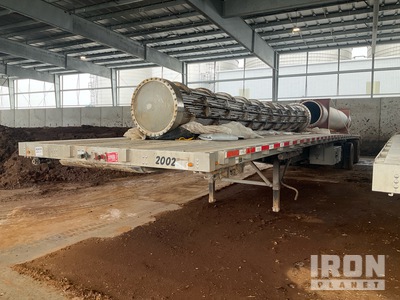 2022 Wilson CF1080 53 ft T/A Spread Axle Flatbed Trailer